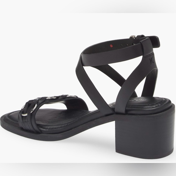 rag & bone Geo Chain Ankle Strap Sandal Women’s size 38.5 (8.5) Black - Picture 4 of 10